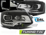 LED Tagfahrlicht Scheinwerfer für VW T5 GP (Facelift) 10-15 schwarz